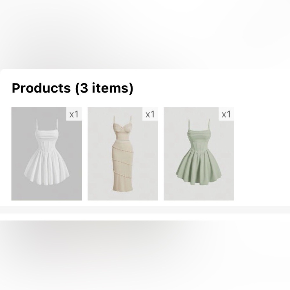 SHEIN Light Green Strapless Dress